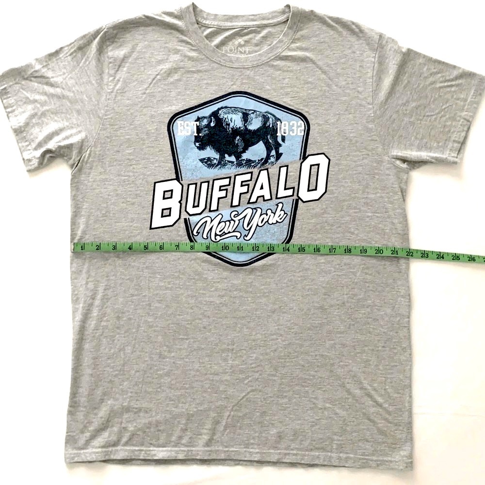 *Donated* Men’s Buffalo NY Distressed Screen Print T-Shirt - Picture 5 of 5